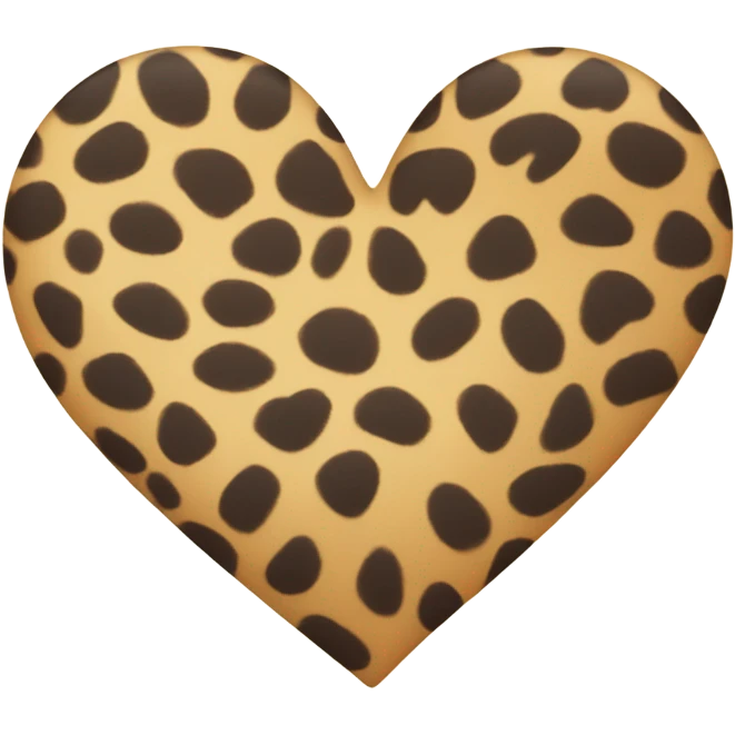 Cheetah heart  emoji