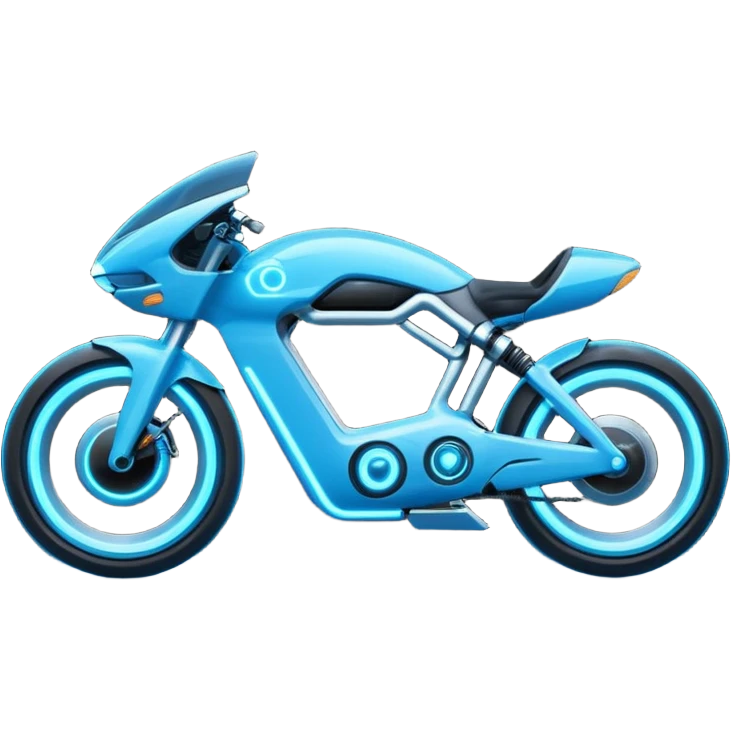 Tron Lightcycle bike emoji