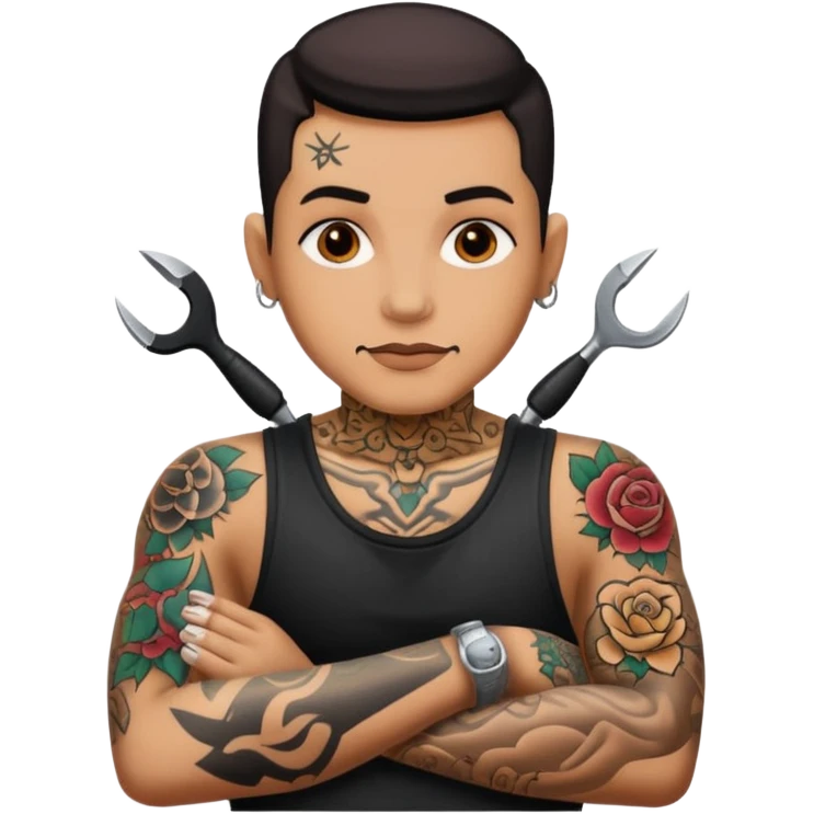 Tattoo artist emoji