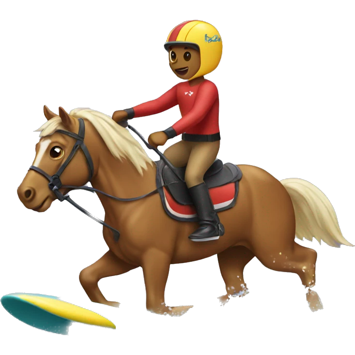 Horse surfing  emoji