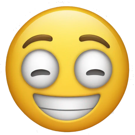 Grinning face with sweat emoji
