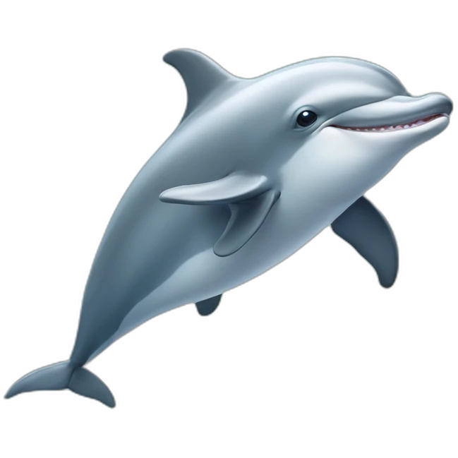 happy dolphin emoji