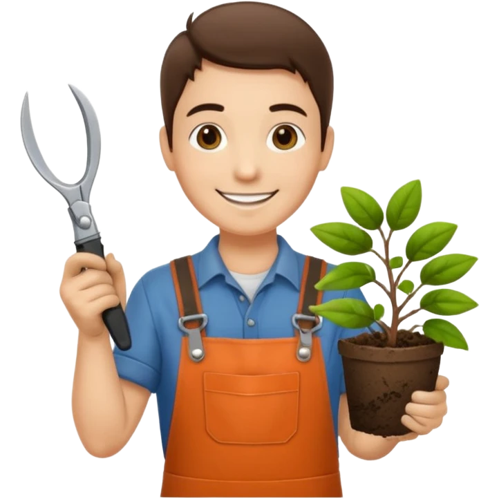 GARDENER WITH SESORS emoji