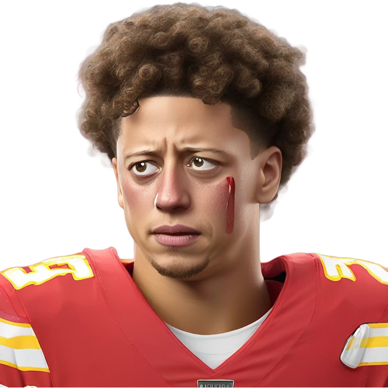patrick mahomes crying emoji