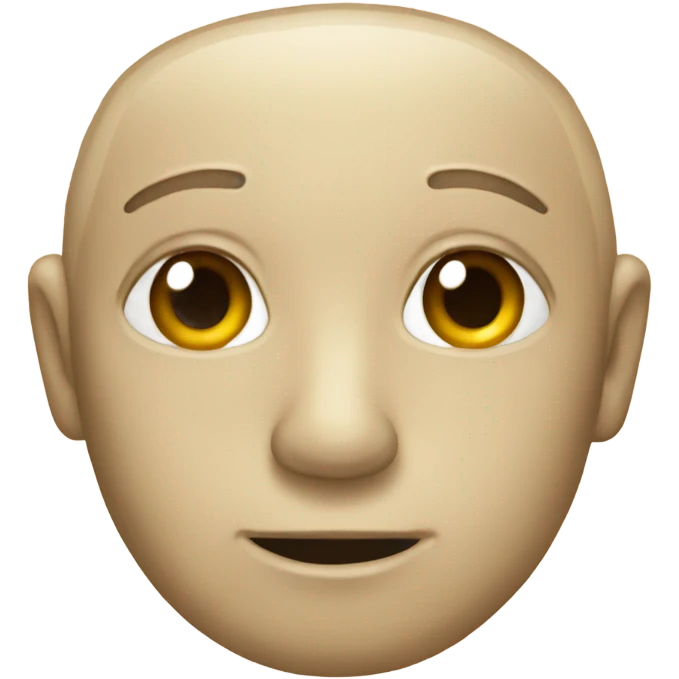 Beige fossil emoji