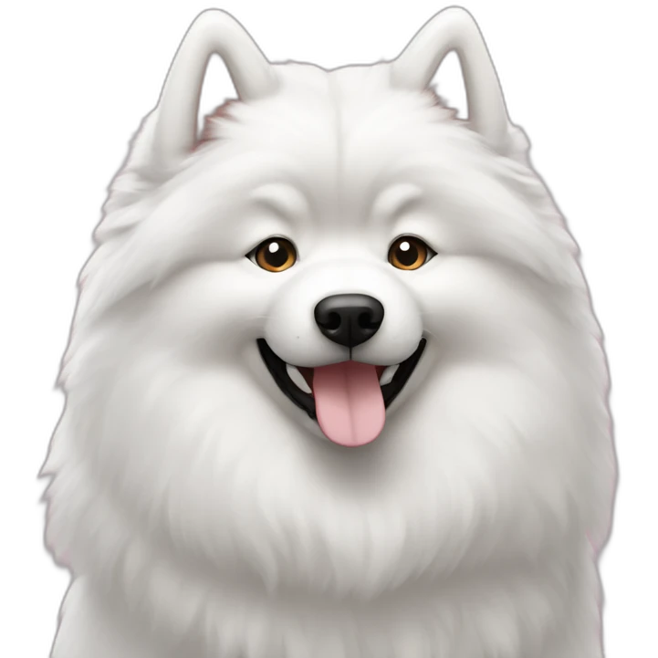 black-samoyed emoji