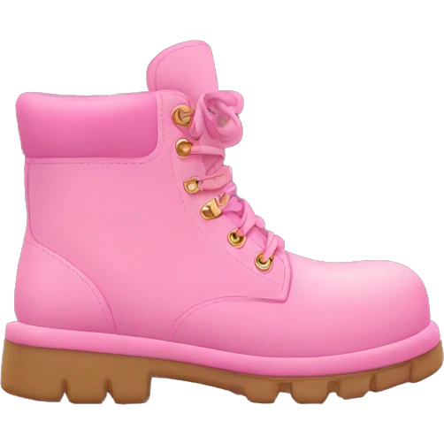 Pink ugh boots emoji