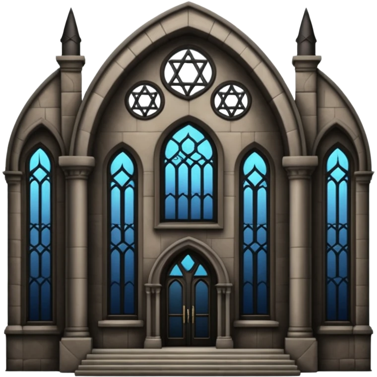 jewish synagogue dark aesthetic gothic architecture emoji