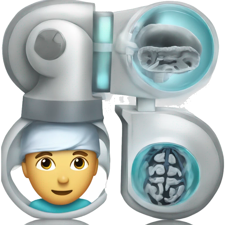 radiologist with MRI emoji