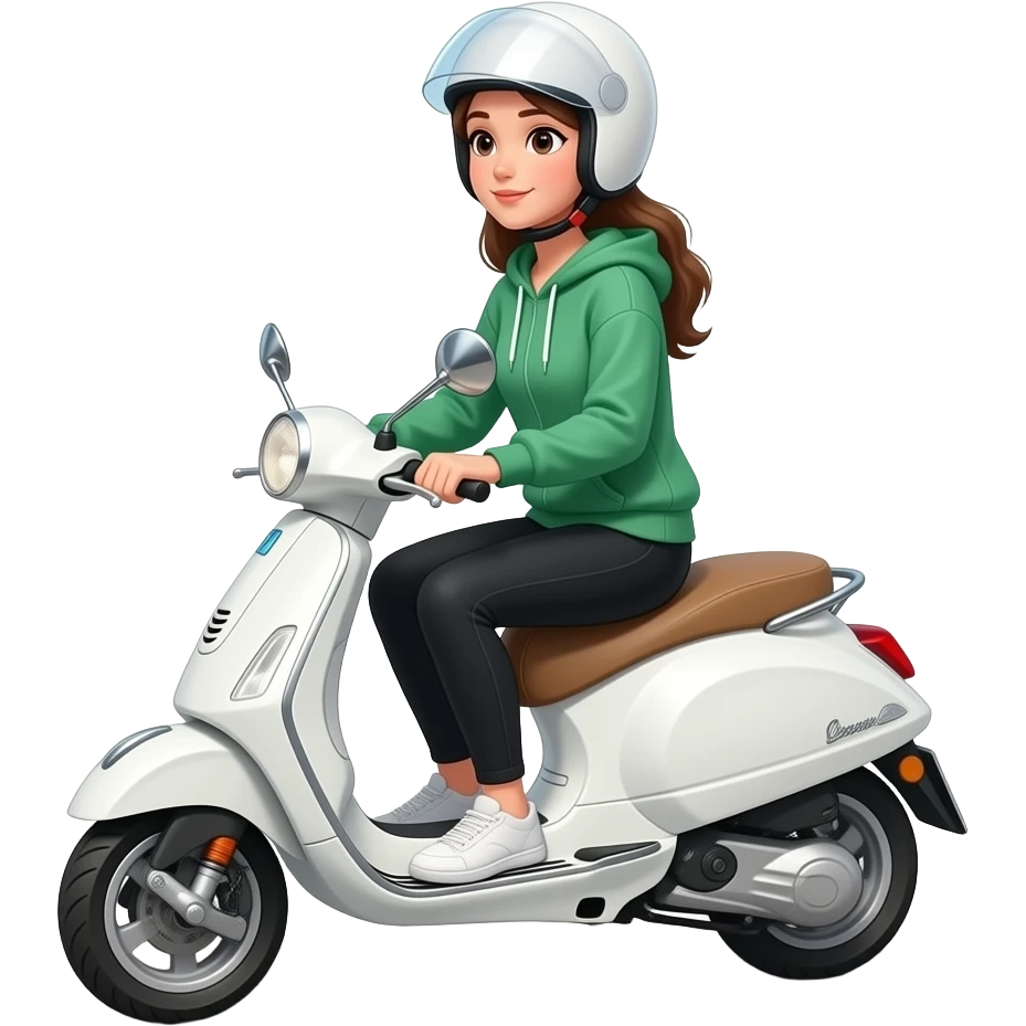 Chava en motoneta emoji