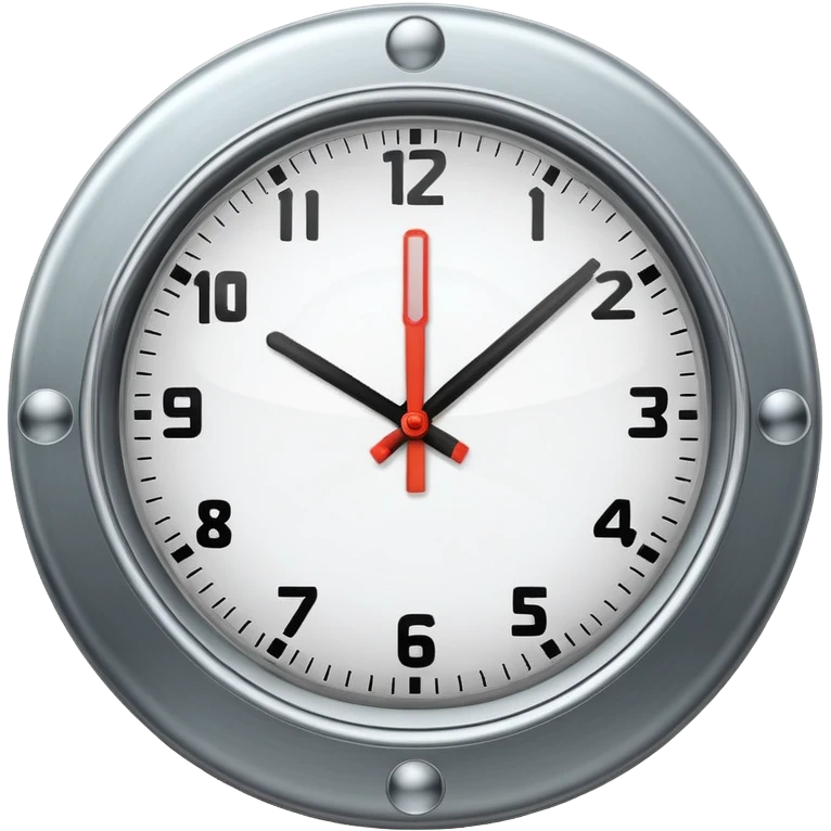 clock with checkmark, punctuality symbol emoji
