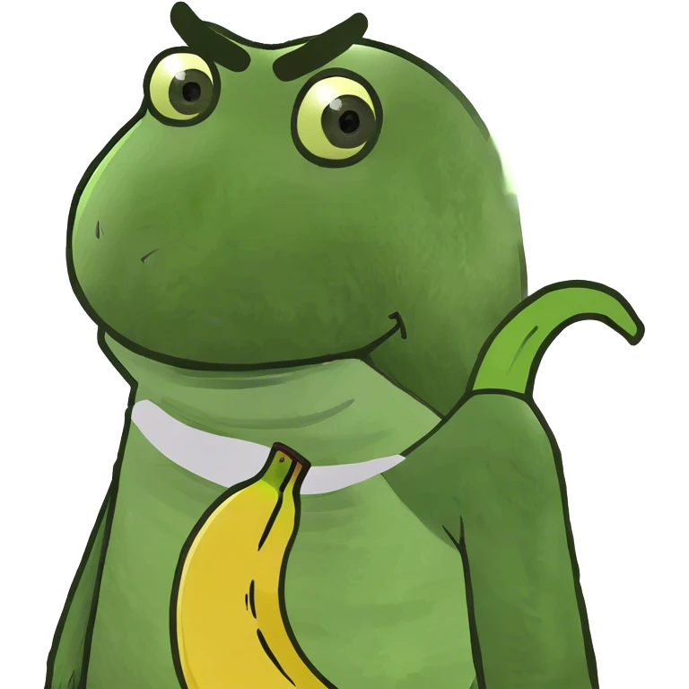 Miles as banana emoji