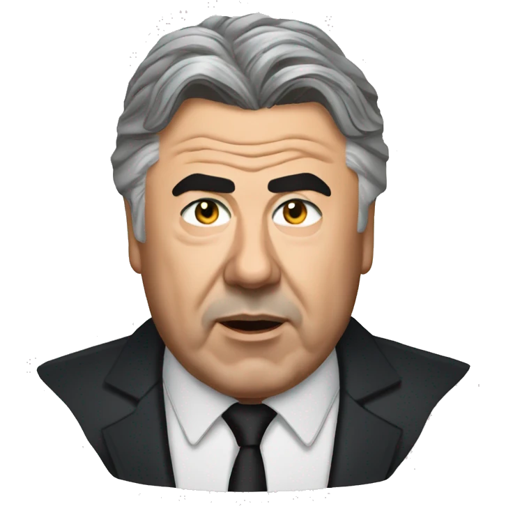 Carlo Ancelotti with an eyebrow up emoji