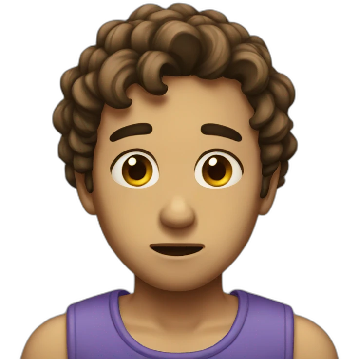 Sad night emoji