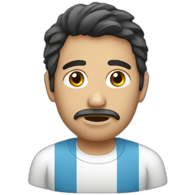 Poor argentine emoji