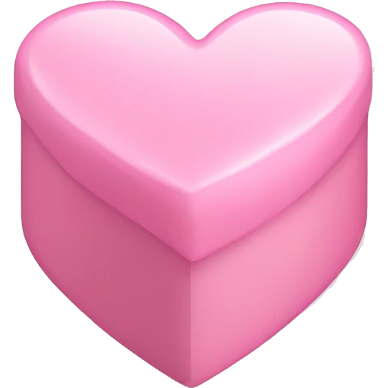 Candy heart light pink box emoji