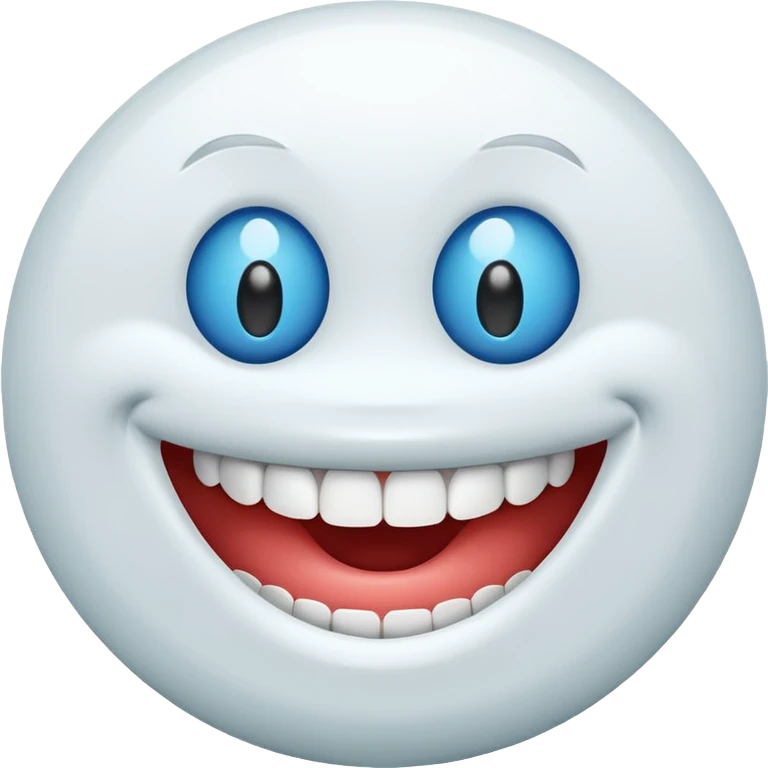 TEETH clean icon in the round emoji