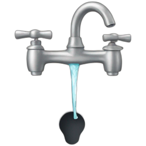 a broken tap stuck in a hole emoji