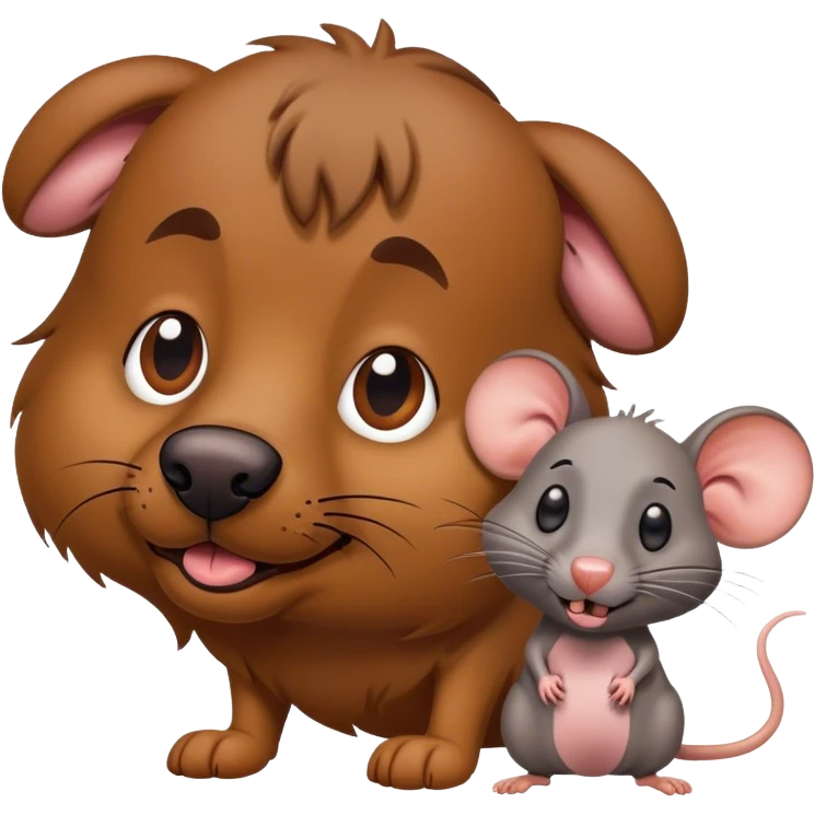 perro randy rata emoji