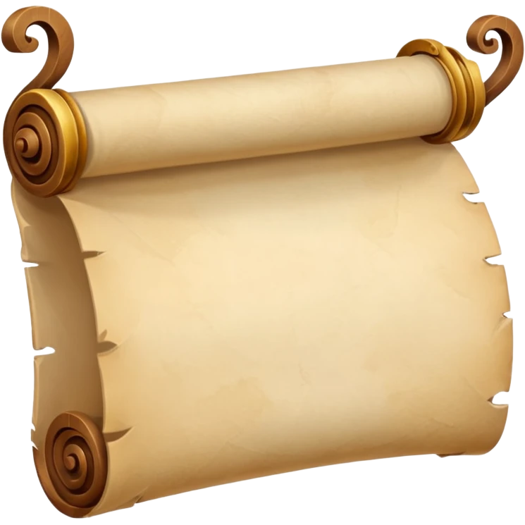 create an emoji of a flying scroll emoji