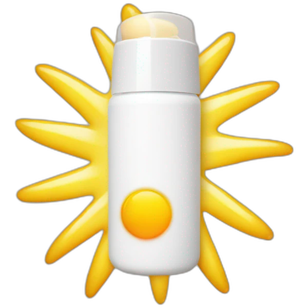 Sunscreen emoji