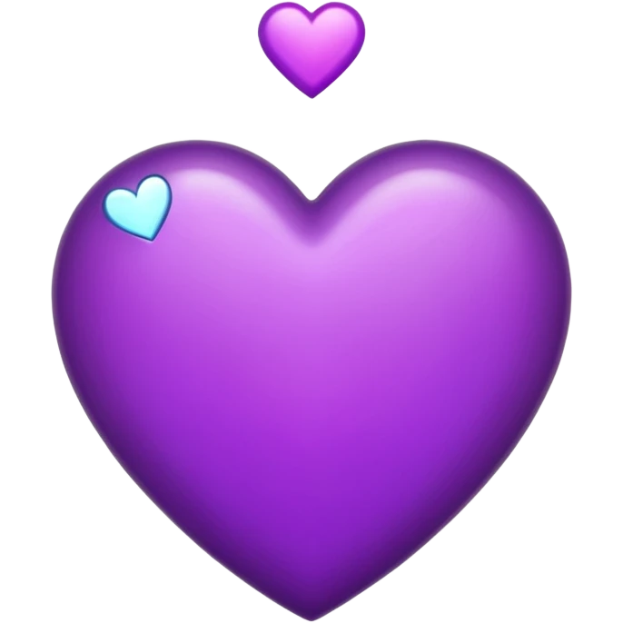 Purple heart emoji