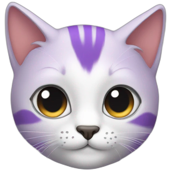 Gato violeta emoji