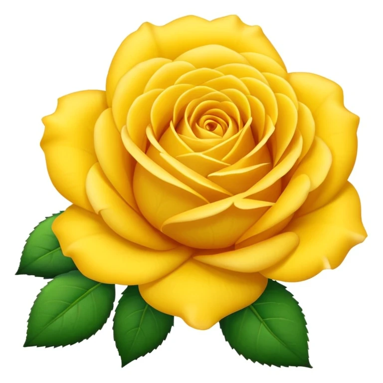 Yellow rose  emoji