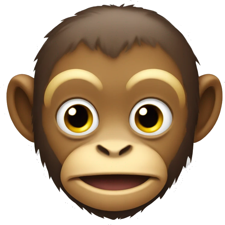 monkey with banana emoji