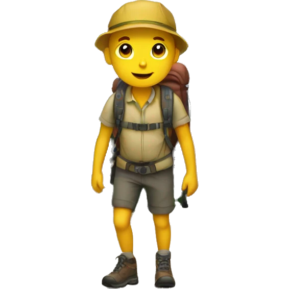 Hiker Emoji  emoji