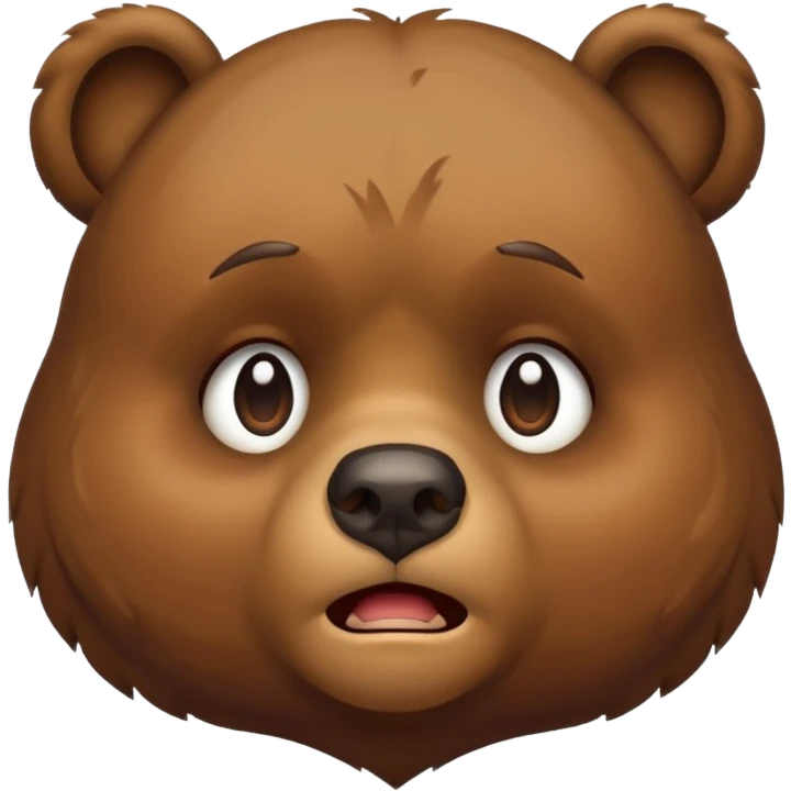Oso que esta llorando  emoji