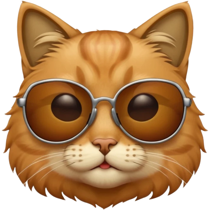 Cat wearing sunglasses emoji