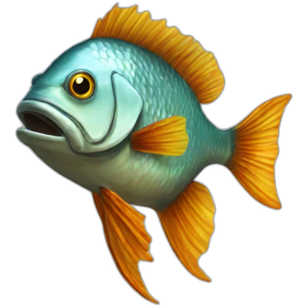 Collosal Titan but he is a fish emoji