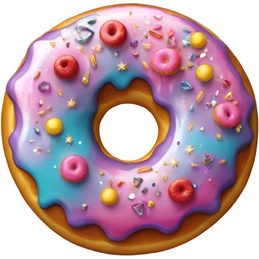 Genius donut emoji