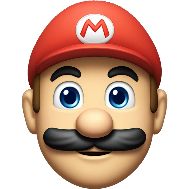 super mario head emoji