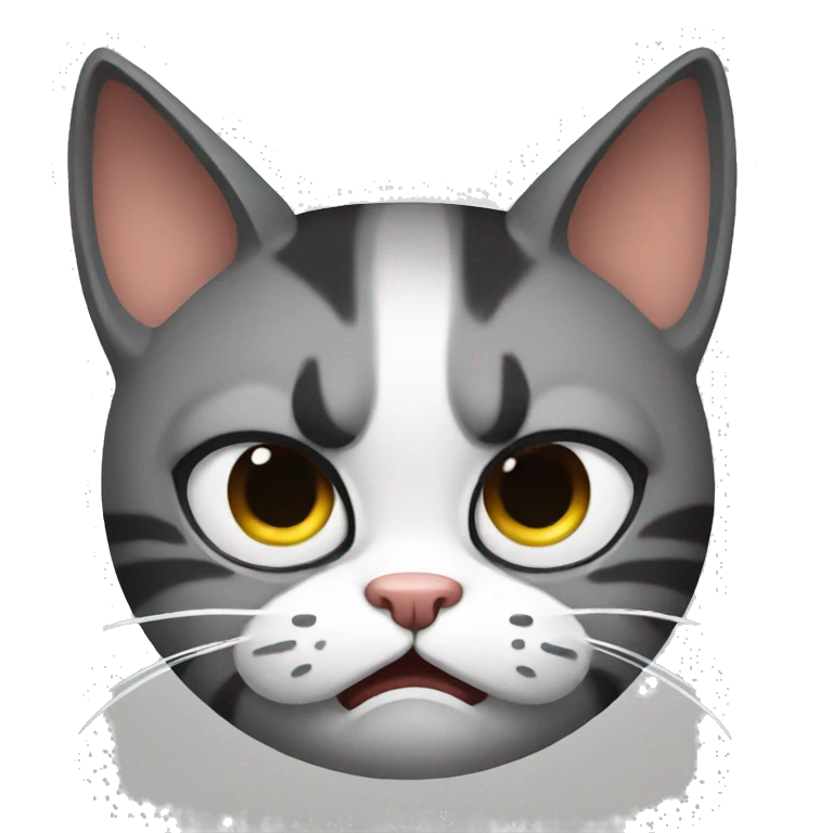 Angry cat emoji