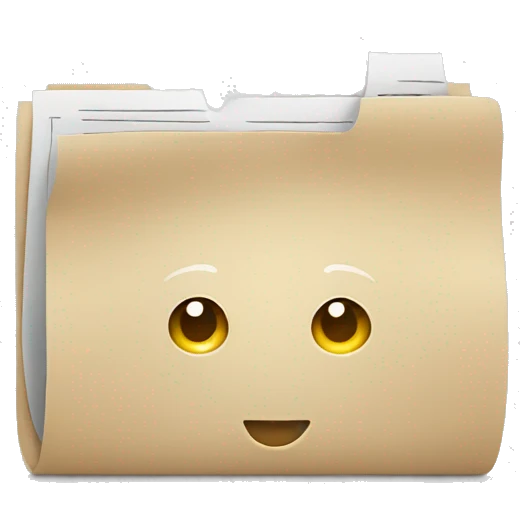 file of document emoji