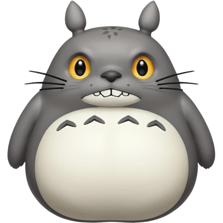Totoro tierno que se parezca al real  emoji