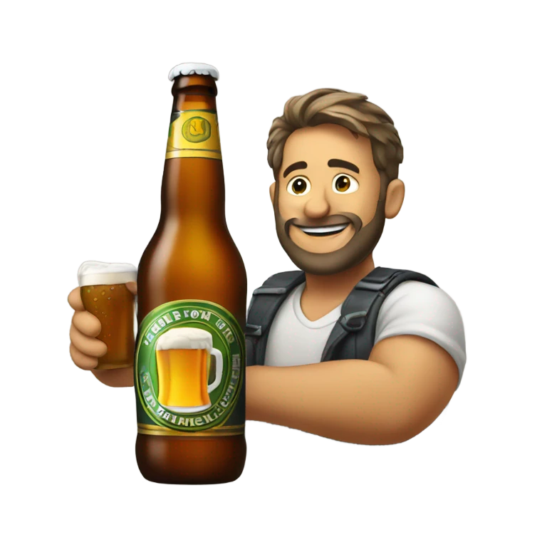 drinking beer  emoji