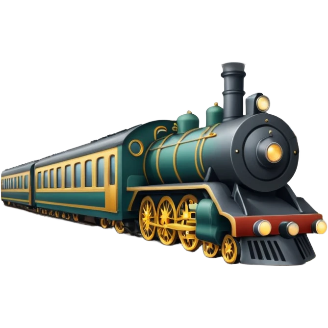 train station with a train arriving emoji