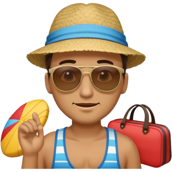 I told him about the beach emoji