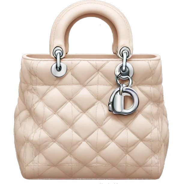 Lady Dior bag emoji