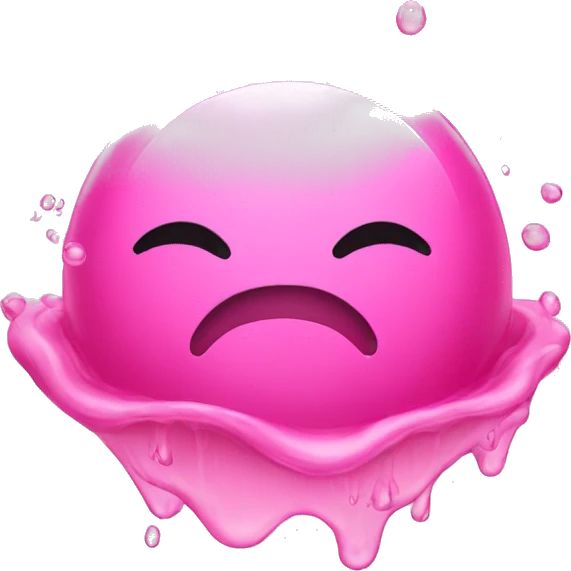 Pink water emoji