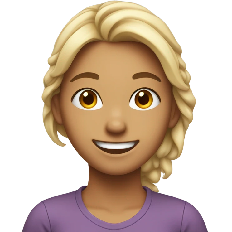 girl saying yes emoji