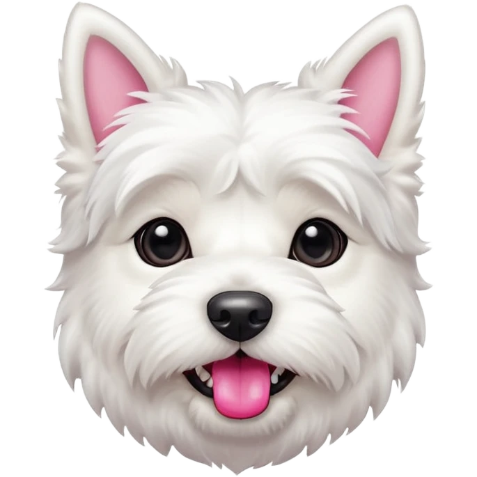 adorable west highland terrier dog emoji