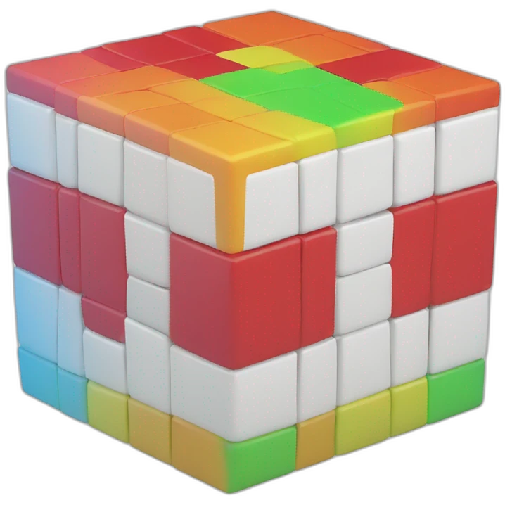 Rubix cube emoji
