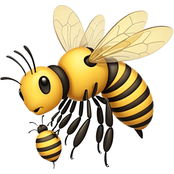 Bees emoji