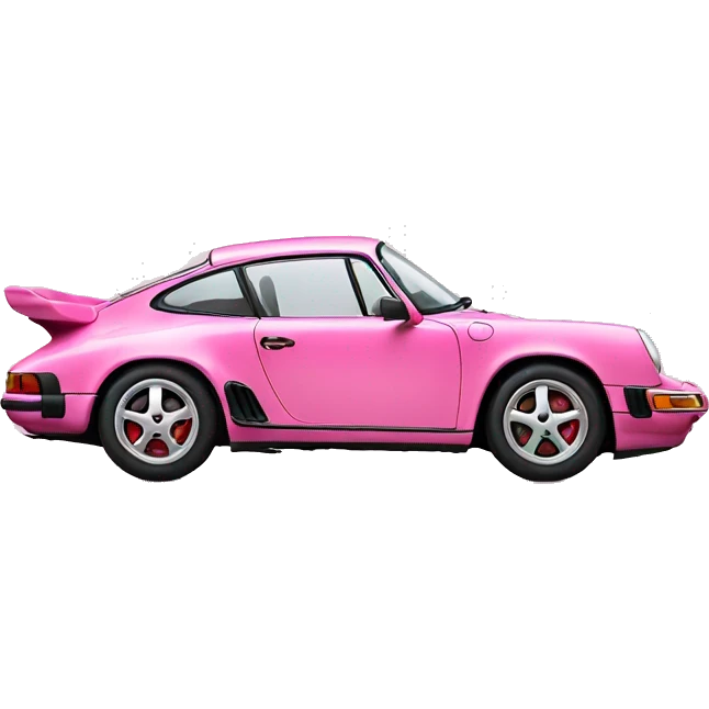 pink porsche emoji