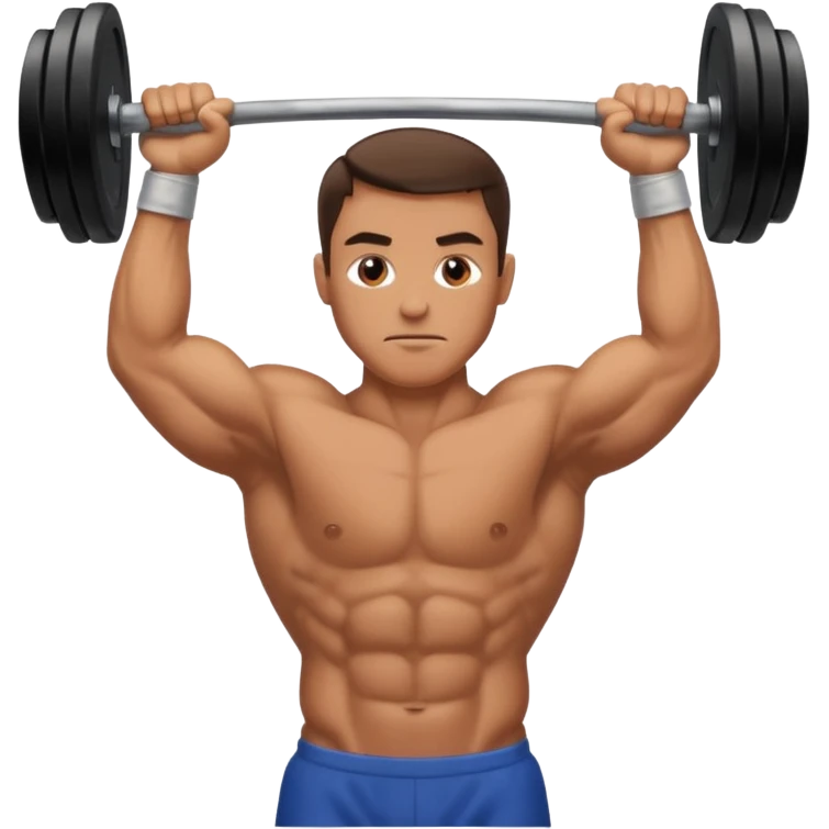 man lifting weights

 emoji