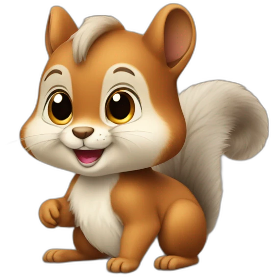 Cute squirel  emoji